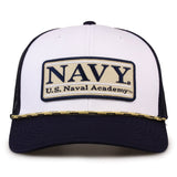 The Game Headwear Navy Rope Trucker Hat