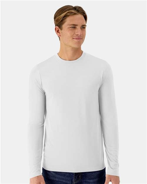  Men's Cool DRI Cotton Touch Long Sleeve T-Shirt-1
