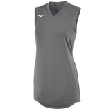 Mizuno Girl's Sleeveless V-Neck Volleyball Jersey-1