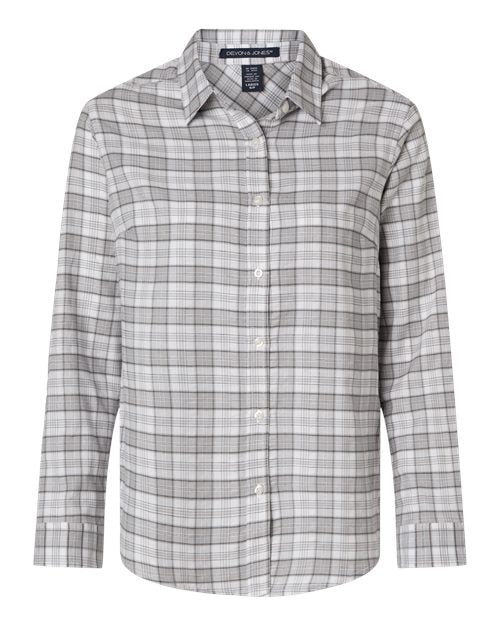 Devon & Jones Women's Concord Yarn-Dye Flannel Shirt-1