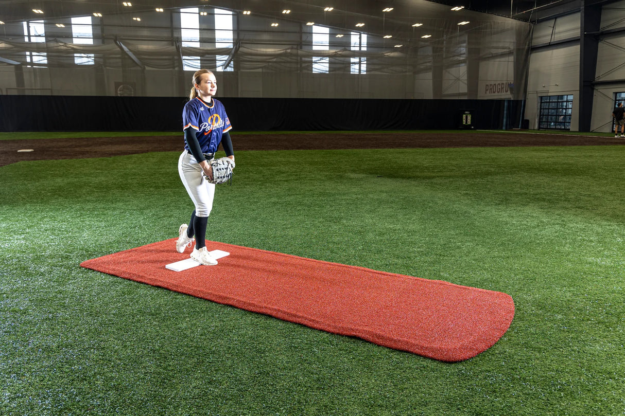Portolite Baseball Pro Spiked Game Mat with No Lines-1