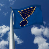 Rico Industries NHL  St. Louis Blues Blue 3' x 5' Banner Flag-2