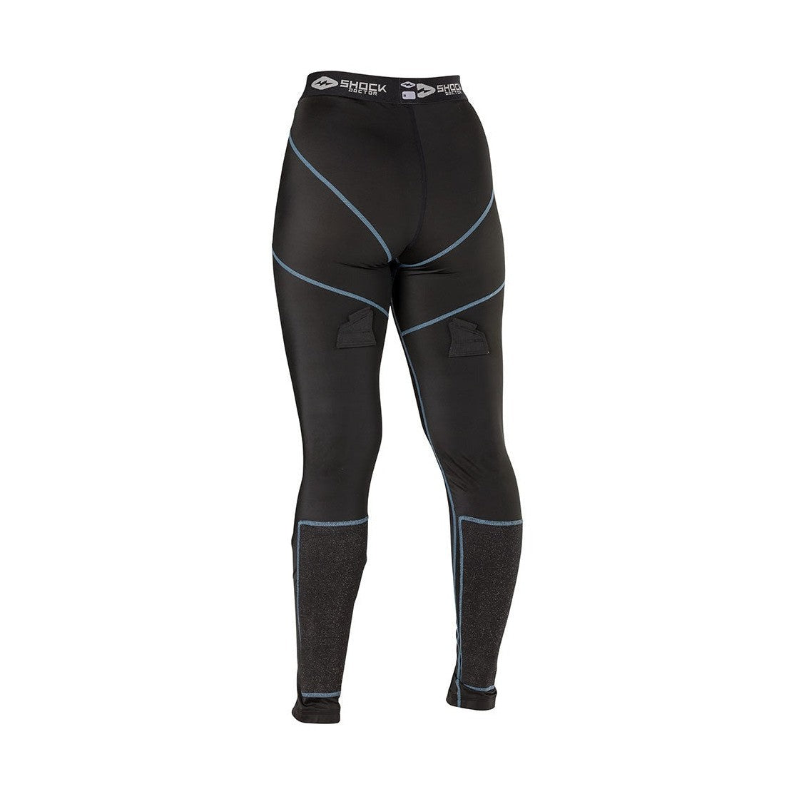 Shock Doctor Girl's compression Cut Resistance Hockey Pant withPelvic Protector-3