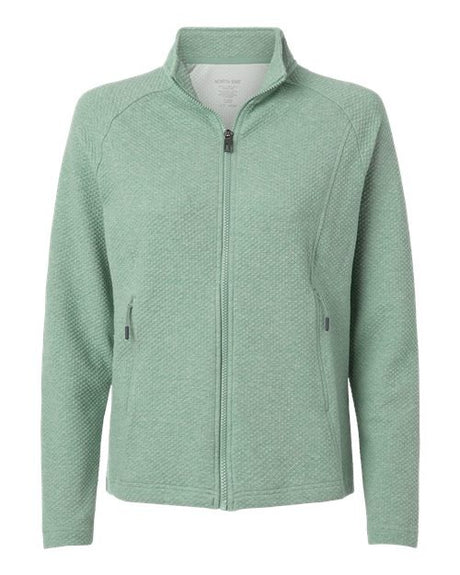 North End Women's Spirit Textured Full-Zip-1