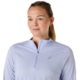Asics Women's Icon 1/2 Zip Long Sleeve Top-4