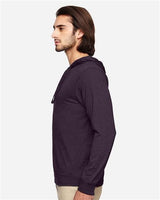 econscious Men's Eco Jersey Pullover Hooded Long Sleeve T-Shirt-2