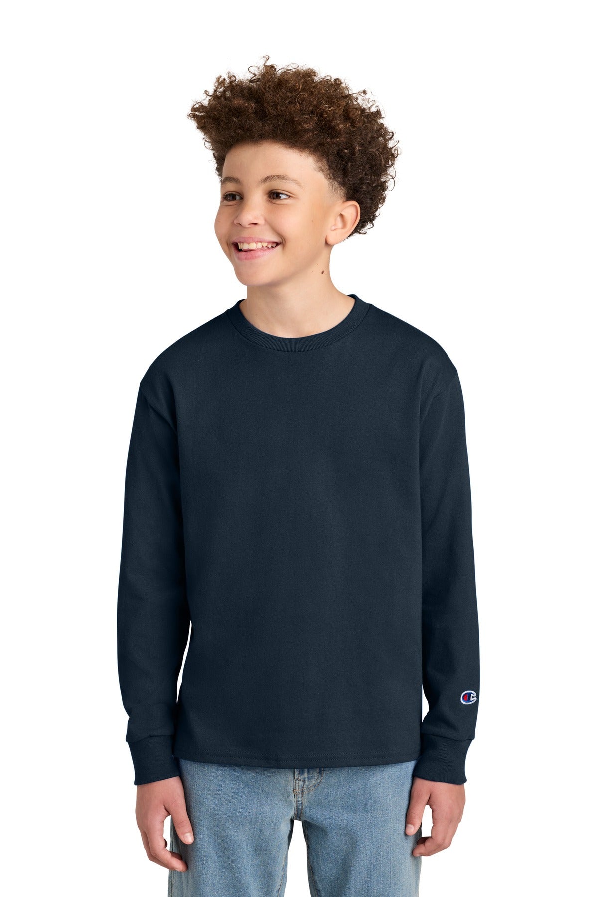 Champion Youth   Jersey Long Sleeve Tee CH1751