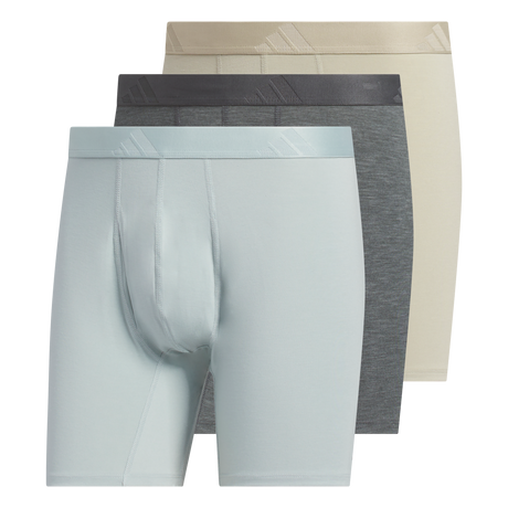 adidas Men's Luxe Comfort 3-Pack Boxer Brief Mens Apparel Underwear