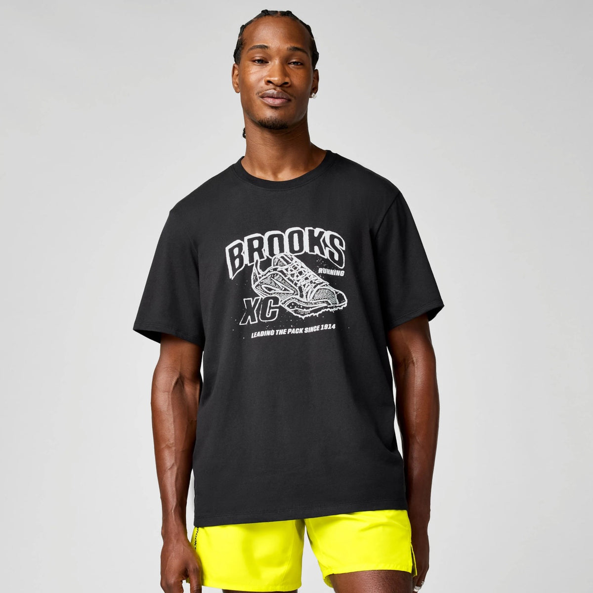 Brooks Men's Graphic Short Sleeve Top-1