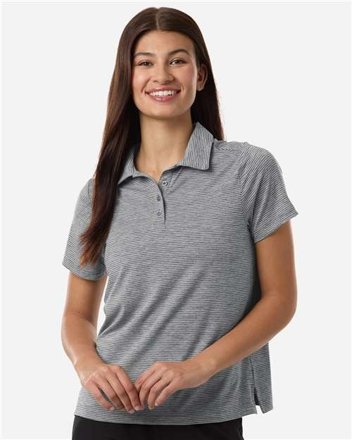 Team 365 Women's Relay Heathered Stripe Polo-3