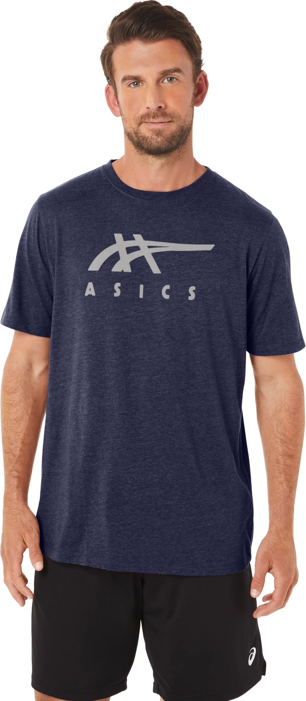 Asics Men's Stripe Short Sleeve Tee-1