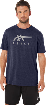 Asics Men's Stripe Short Sleeve Tee-1