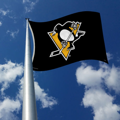 Rico Industries NHL  Pittsburgh Penguins Standard 3' x 5' Banner Flag-2