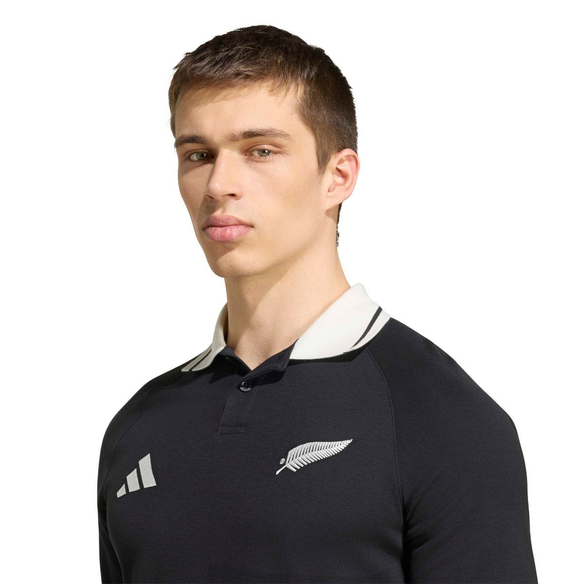 adidas Men's New Zealand Rugby Leisurewear Polo Shirt-4