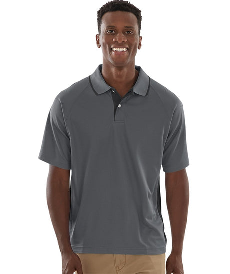 Charles River Men's Color Blocked Wicking Polo-1