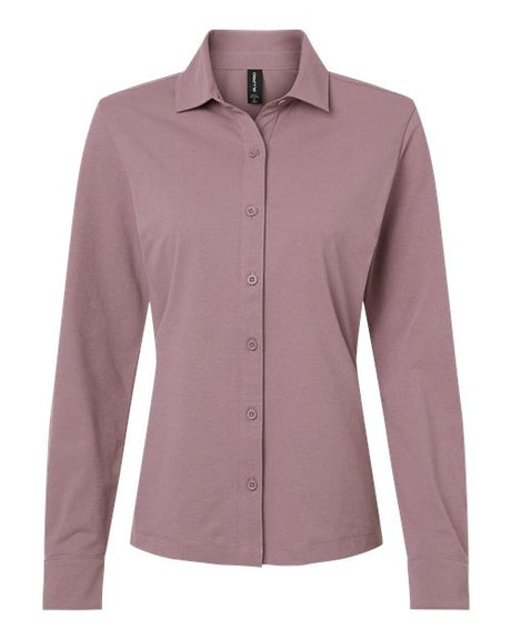 AllPro Women's Pro-Flex Sorona Button Down Shirt-1