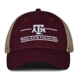 The Game Headwear Texas A&M Split Bar Trucker Hat