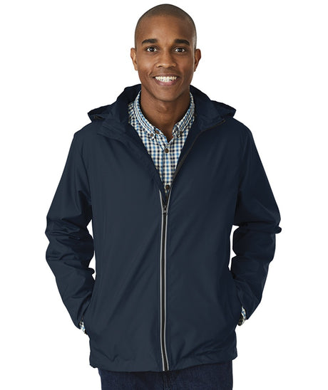 Charles River Unisex Pack-N-Go Full Zip Reflective Jacket-1
