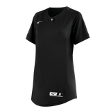 Mizuno Girl's NXT 1-Button Softball Jersey-1