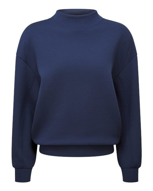 TriDri Women's Luxe Mock Neck Sweatshirt-1