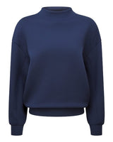 TriDri Women's Luxe Mock Neck Sweatshirt-1