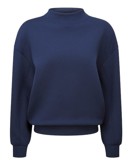 TriDri Women's Luxe Mock Neck Sweatshirt-1