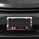 Rico Industries NCAA Northern Illinois Huskies Primary 12" x 6" Chrome License Plate Frame-1