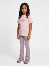 hummel Youth High Rise Flared Tights-5