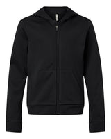 Team 365 Youth Squad Tech Fleece Hooded Full-Zip-1