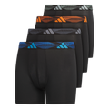 adidas Youth Microfiber 4-Pack Boxer Brief Mens Apparel Underwear