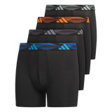 adidas Youth Microfiber 4-Pack Boxer Brief Mens Apparel Underwear