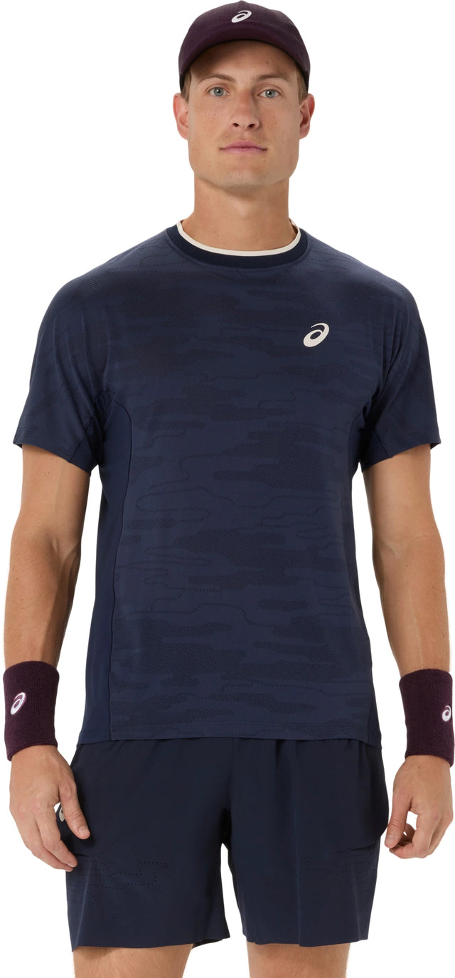 Asics Men's Match Jacquard Short Sleeve Top-1