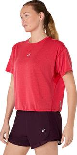 Asics Women's Nagino Run Short Sleeve Top-3
