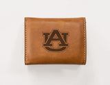 Rico Industries NCAA Auburn Tigers  Laser Engraved Faux Leather Trifold Wallet-1