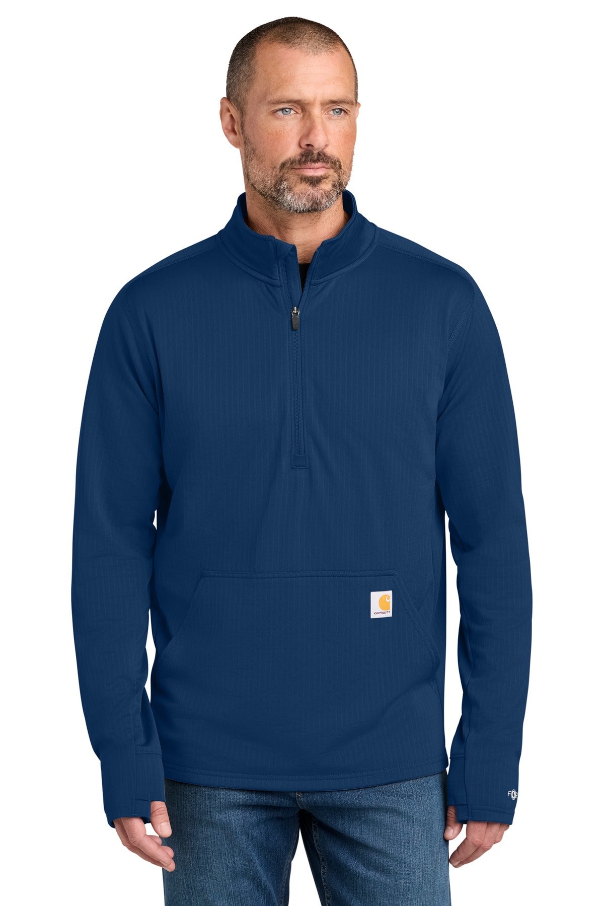 Carhartt Men's Force   1/2-Zip Grid Fleece CT107814