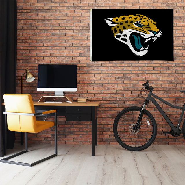Rico Industries NFL  Jacksonville Jaguars Standard 3' x 5' Banner Flag-1