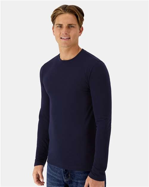  Men's Cool DRI Cotton Touch Long Sleeve T-Shirt-2