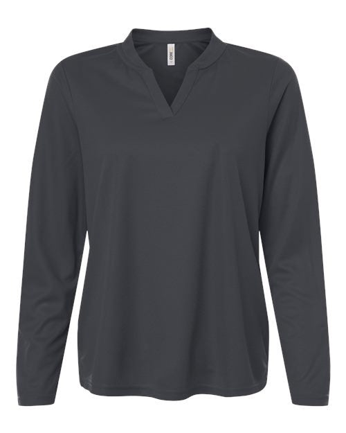 CORE365 Women's Nova Performance Long Sleeve Pique Polo-1