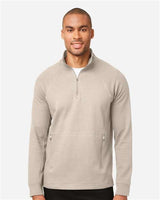 North End Men's Rhythm Waffle Quarter-Zip Pullover-3
