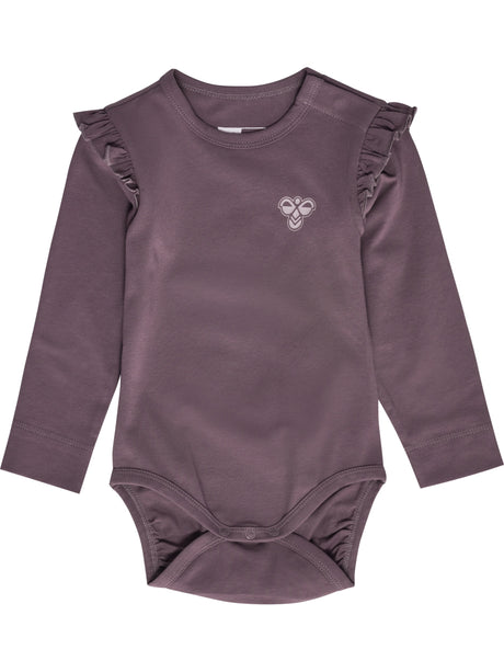 hummel Youth Mini Frill Bodysuit Long Sleeve-1
