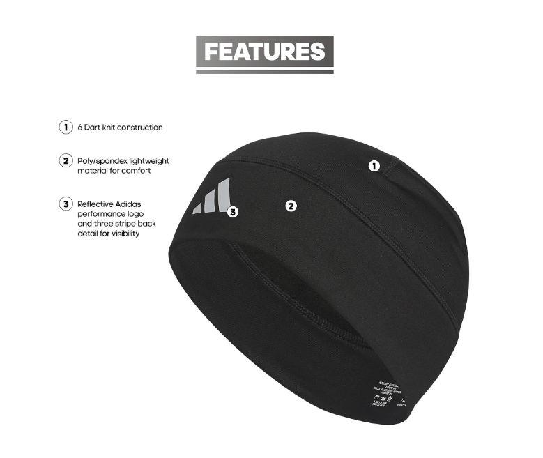 adidas Alphaskin 2 Beanie Unisex Accessories Hats & Caps