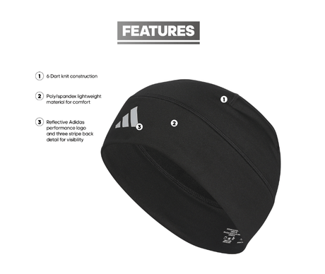 adidas Alphaskin 2 Beanie Unisex Accessories Hats & Caps