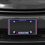 Rico Industries NCAA Duquesne Dukes 12" x 6" Chrome License Plate Frame-1
