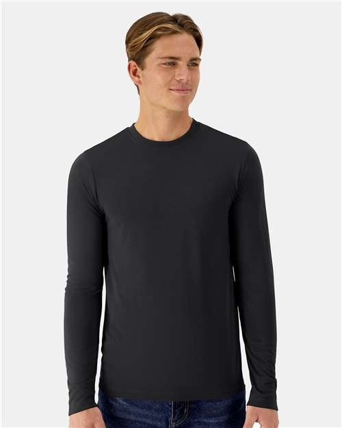  Men's Cool DRI Cotton Touch Long Sleeve T-Shirt-1