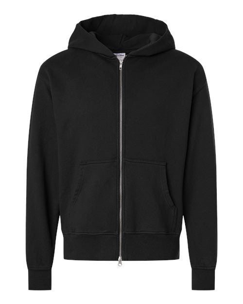Shaka Wear Men's Max Heavy Garment-Dyed Full-Zip Hoodie Sweatshirt-1