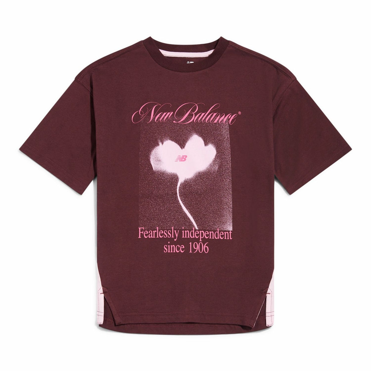 New Balance Girls' Rooted Floral Graphic T-Shirt-1