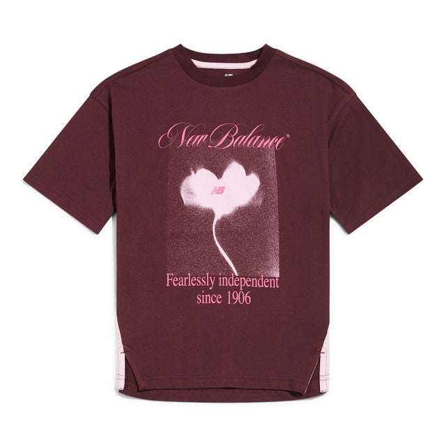 New Balance Girls' Rooted Floral Graphic T-Shirt-1