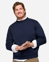 LAT Men's Mock Neck Fleece Sweatshirt