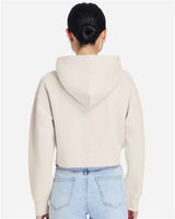 Lane Seven Women's Relaxed Cropped Full-Zip Hoodie Sweatshirt-5