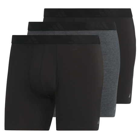 adidas Men's Luxe Comfort 3-Pack Boxer Brief Mens Apparel Underwear